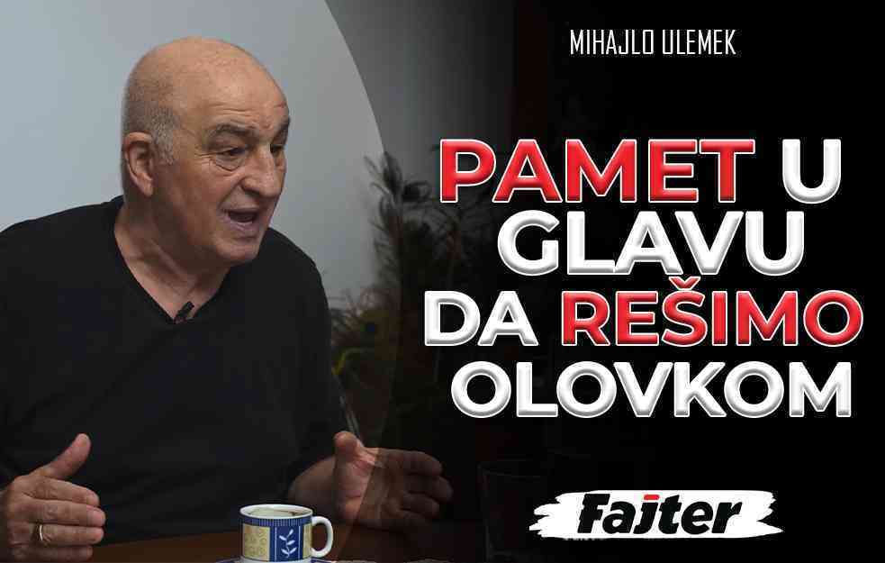 <span style='color:red;'><b>MIHAJLO ULEMEK</b></span>: PAMET U GLAVU DA REŠIMO OLOVKOM (VIDEO)